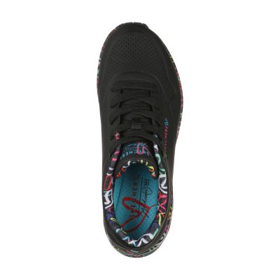 2. Skechers women's shoes UNO LOVING LOVE 155506 BBK