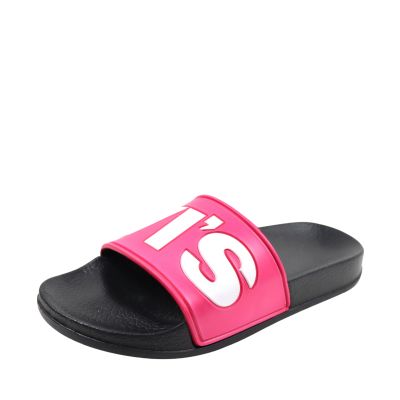 2. Levi's June L women's flip-flops pink and black VPOL0239S-3841