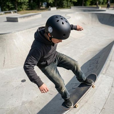 28. KATANA SKATE HELMET BLACK RS ENERO PRO