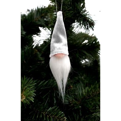 3. DECORATIVE PENDANT SANTA CLAUS 11CM WHITE
