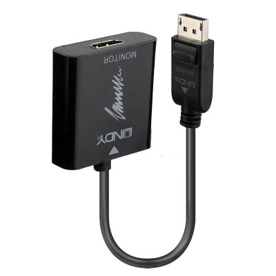 Lindy 41068 1.5m DisplayPort HDMI Type A (Standard) Cable Adapter Black