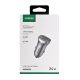 2. Ugreen Car Charger USB Type C / USB 24W Power Delivery Quick Charge Gray (30780)