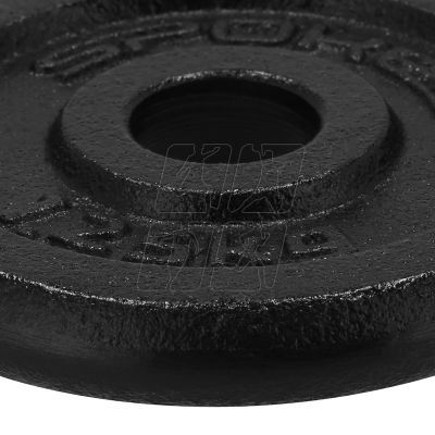 5. Cast iron weight 1.25kg Spokey Sinis SPK-944482