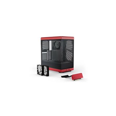3. HYTE Y40 Midi Tower Black, Red