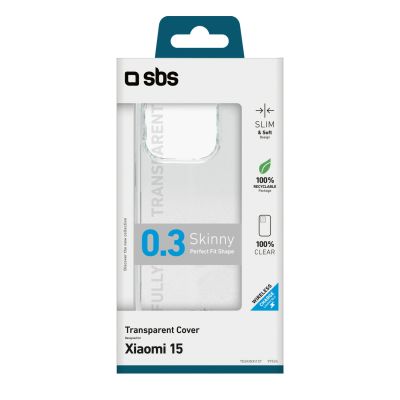 2. SBS Skinny Cover for Xiaomi 15 - transparent