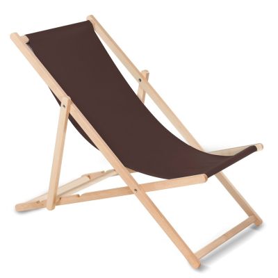 3. GreenBlue GB183 Brown Garden Deckchair