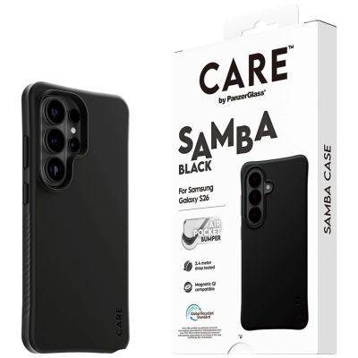 5. CARE by PanzerGlass Samba Black Qi Case for Samsung Galaxy S26 Ultra - Black
