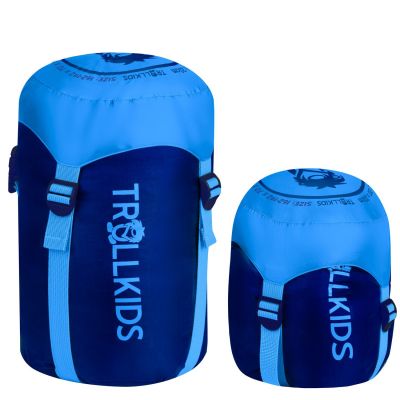6. Trollkids Fjell Dreamer outdoor sleeping bag for children's camping tent, black (950-100)