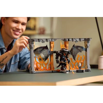 11. LEGO Icons 10367 The Lord of the Rings: Book Nook with Balrog