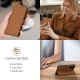 4. Tech-Protect Wallet Case for iPhone 16e / 17e - Brown