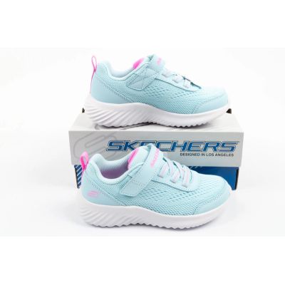 9. Skechers Bounder Blue Velcro Baby Sports Shoes