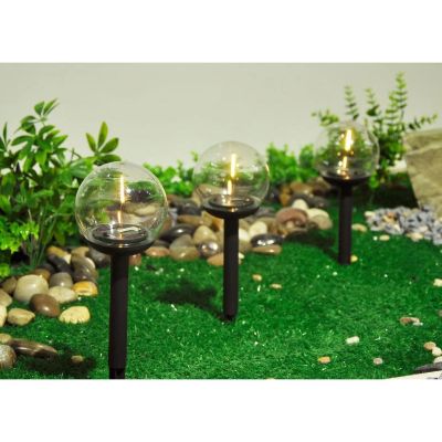4. DECORATIVE SOLAR BALL LAMP 10X34.5CM