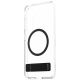 3. CARE by PanzerGlass Feature Black Kickstand & QI Case for Samsung Galaxy S25 - Transparent