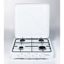 Ravanson K-04T 4-burner adjustable gas stove (white)