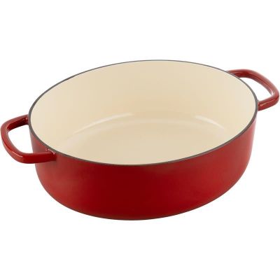 3. Oval cast iron pot BALLARINI BELLAMONTE 75003-566-0 - 5.5 ltr red