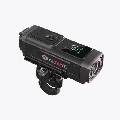 3. AKEEYO 730Pro 4K Handlebar Video Recorder Sports Camera for Bikes and Motorcycles - Black