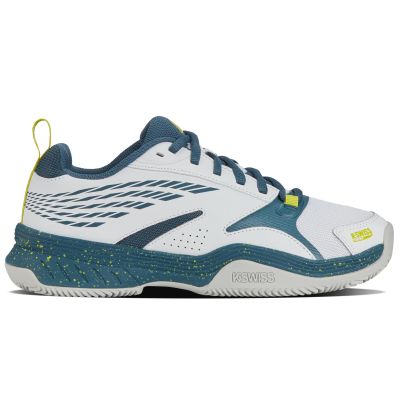 5. K-Swiss Speedex Padel Men's Sneakers Training Sports Shoes White/Blue (09084-163-M)