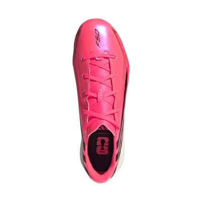 4. Adidas F50 Hyperfast League FG kids' soccer shoes pink HQ5161