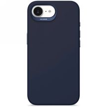 Decoded Silicone Backcover case with MagSafe for iPhone 16e - navy blue