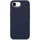 Decoded Silicone Backcover case with MagSafe for iPhone 16e - navy blue