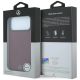 8. Mercedes Leather Semi Wrap Iconic Line MagSafe case for iPhone 18 Pro Max / 17 Pro Max - burgundy