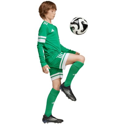 9. adidas Squadra 25 Long Sleeve Kids T-Shirt Green JN7491