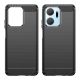 8. Carbon Case case for Honor Play 40 Plus / Honor X7a flexible silicone carbon cover black