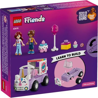 2. LEGO Friends 42675 Unicorn Cake Delivery Truck