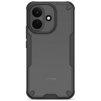 3. Tech-Protect Rugged Shield Case for Xiaomi Redmi Note 17 Pro 5G - Matte Black