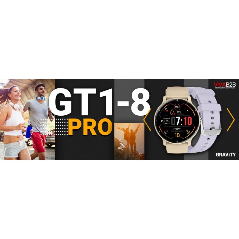 8. Gravity GT1-8 PRO Smartwatch
