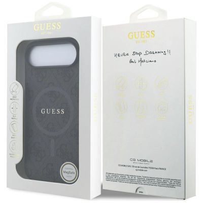 8. Guess 4G Ring Classic Logo MagSafe case for iPhone 17 Air - black