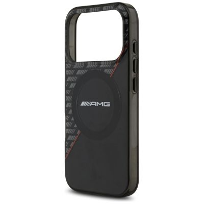 6. Mercedes AMG IML Double Layer Rhombs MagSafe Case for iPhone 18 Pro / 17 Pro - Black and Red
