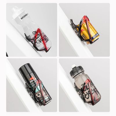 10. Wozinsky WUR-01BR Bike Bottle Holder Basket - Black and Red