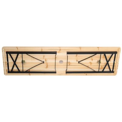 22. PICNIC BAR SET WOODEN TABLE AND 2 BENCHES