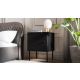 3. PALAZZO BIS 2-piece bedside table 45x39xH59 black matt