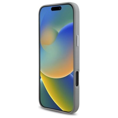 5. BMW Sign Full Wrapped Metal MagSafe Case for iPhone 16 Pro Max - Gray