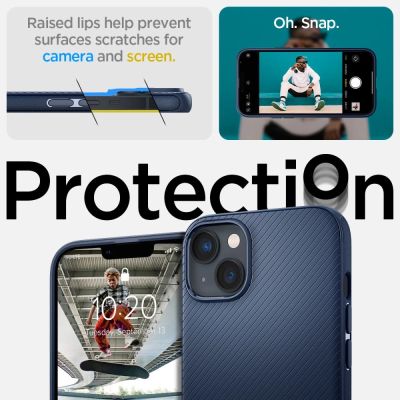 8. Spigen Mag Armor iPhone 14 Plus Case - Blue