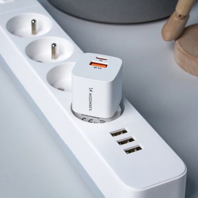 7. Wozinsky CMWCW 20W USB-C / USB-A Wall Charger - White