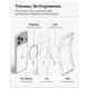 8. Spigen Ultra Hybrid Mag MagSafe Case for iPhone 18 Pro / 17 Pro - Transparent Gold
