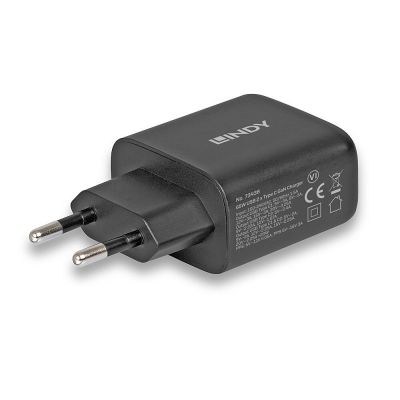 2. Lindy 73438 Mobile Device Charger Universal Black AC Fast Charging Internal