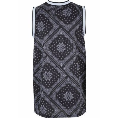 9. Karl Kani Woven Signature Paisley Basketball Tank M 6031440