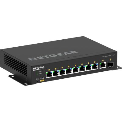 12. Netgear M4250-9G1F (GSM4210PD) Managed Gigabit Switch, 10 Ports, 110 W PoE (PoE+: 8 Ports)