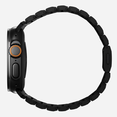 4. NOMAD Titanium Band - titanium bracelet for Apple Watch 46mm/49mm (black hardware) V2
