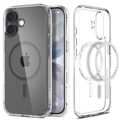 4. Spigen Ultra Hybrid MagSafe Case for iPhone 17 - Clear Gray