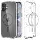 4. Spigen Ultra Hybrid MagSafe Case for iPhone 17 - Clear Gray