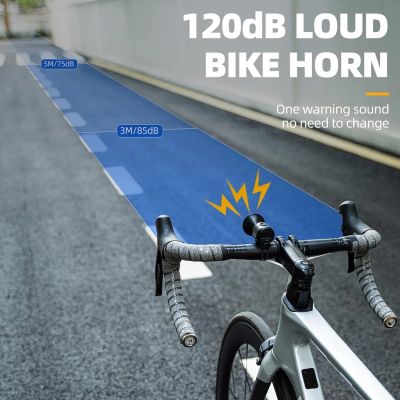 4. Rockbros 34210002001 electronic bicycle bell - black