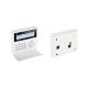 SATEL LCD keypad with 125 kHz proximity card reader (white backlight, white housing)