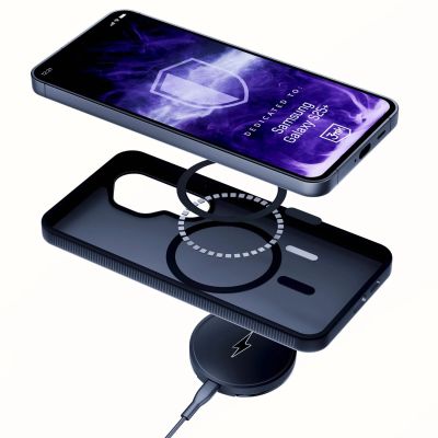 8. 3mk Smoke MagCase for Samsung Galaxy S25+ - Black