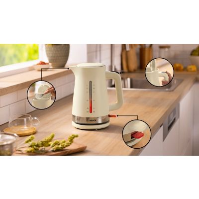 2. Bosch MyMoment TWK4M227 Kettle (2400W; Cream)
