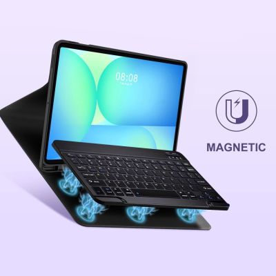7. Tech-Protect SC Pen + Keyboard Case for Samsung Galaxy Tab S10 FE+ 13.1 X620 / X626B - Black